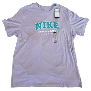 Nike Dri-Fit Lavender Purple Tee 3XLT Tall Cotton Blend Graphic T-Shirt NWT